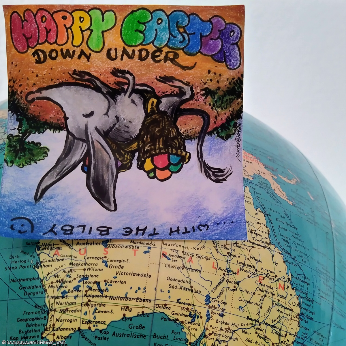 Cartoon: HAPPY EASTER ... Down Under 1