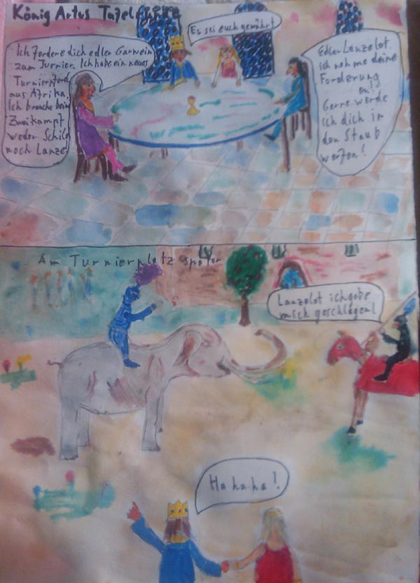 Comic: König Artus Tafelrunde 1