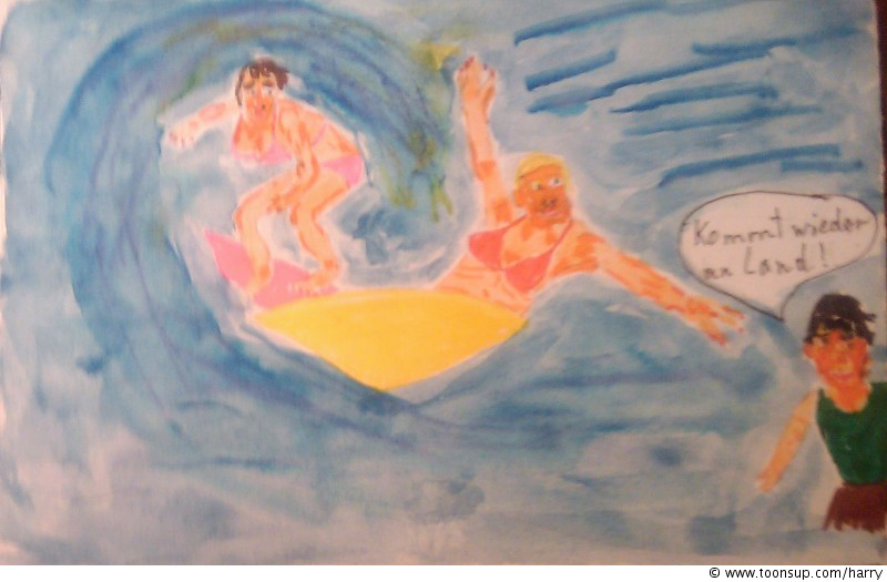 Illustration: Surfing 1