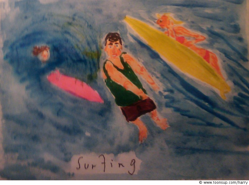 Illustration: Surfing 2