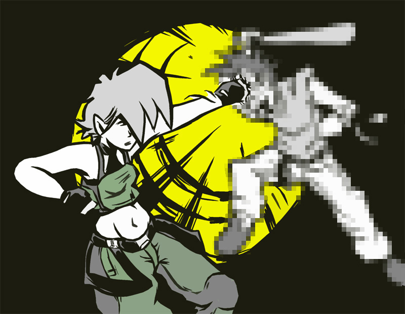 Concept Art / Character Design: Art-Battle: Nadine 1
