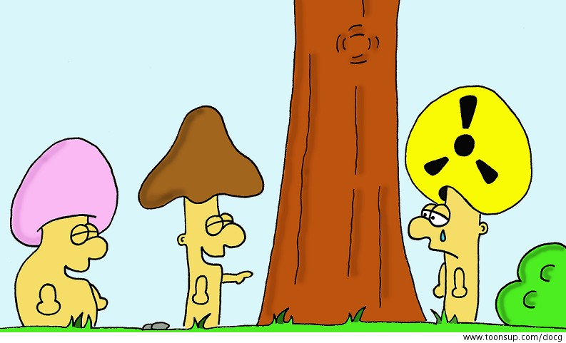 Cartoon: Atompilz 1