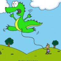 Drachen steigen lassen mal anders...
