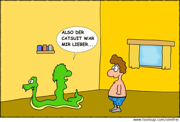 Cartoon: Catsuit 1