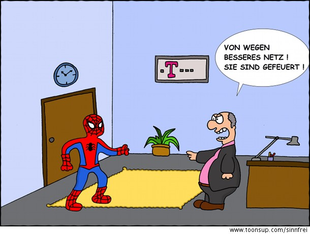 Cartoon: Schlechter Empfang 1