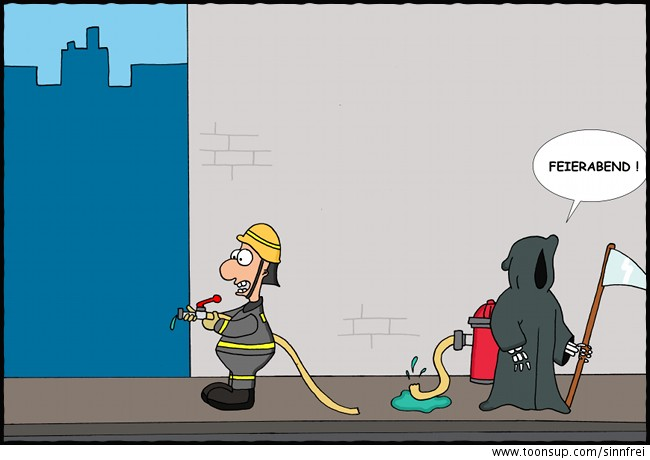 Cartoon: Feueralarm 1