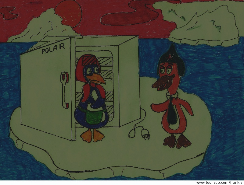 Concept Art / Character Design: einen kühlschrank? 1