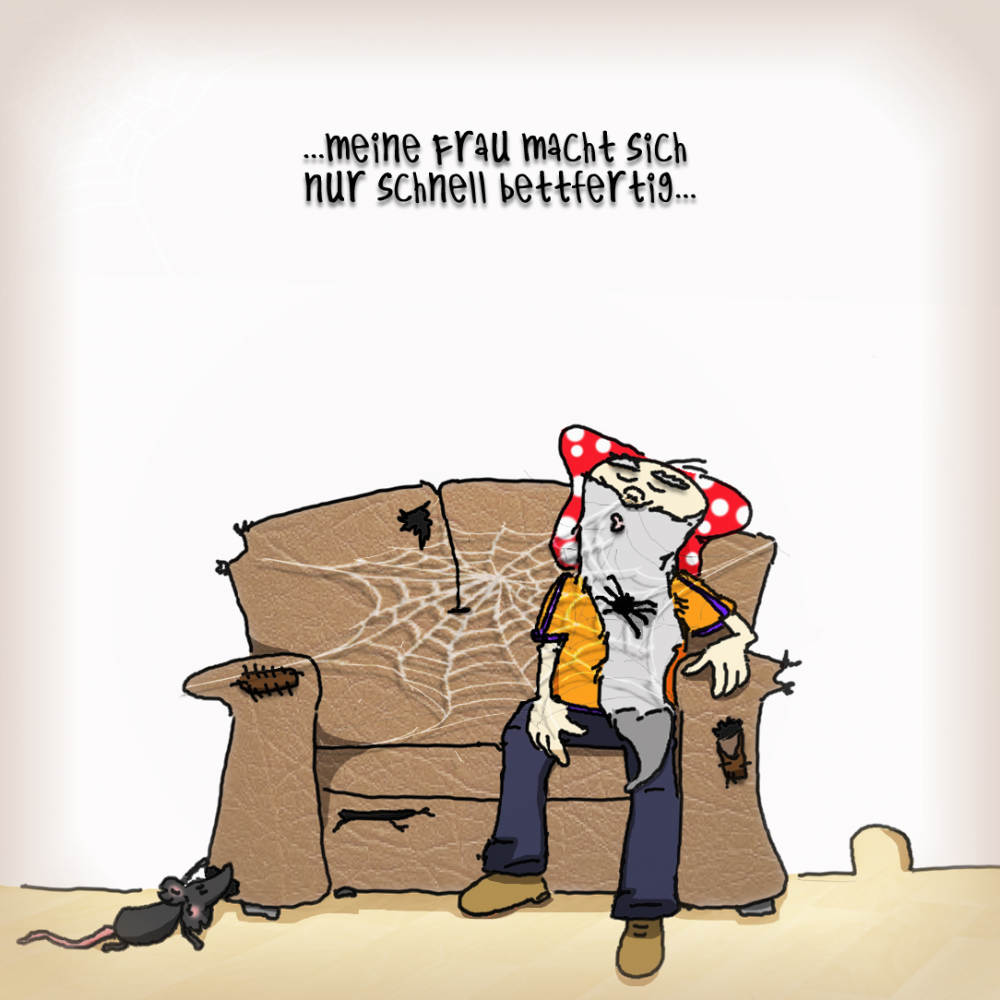 Cartoon: Bettfertig 1