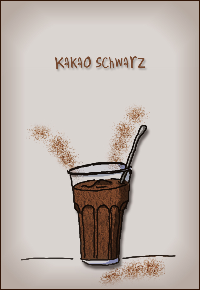 Cartoon: Kakao schwarz 1