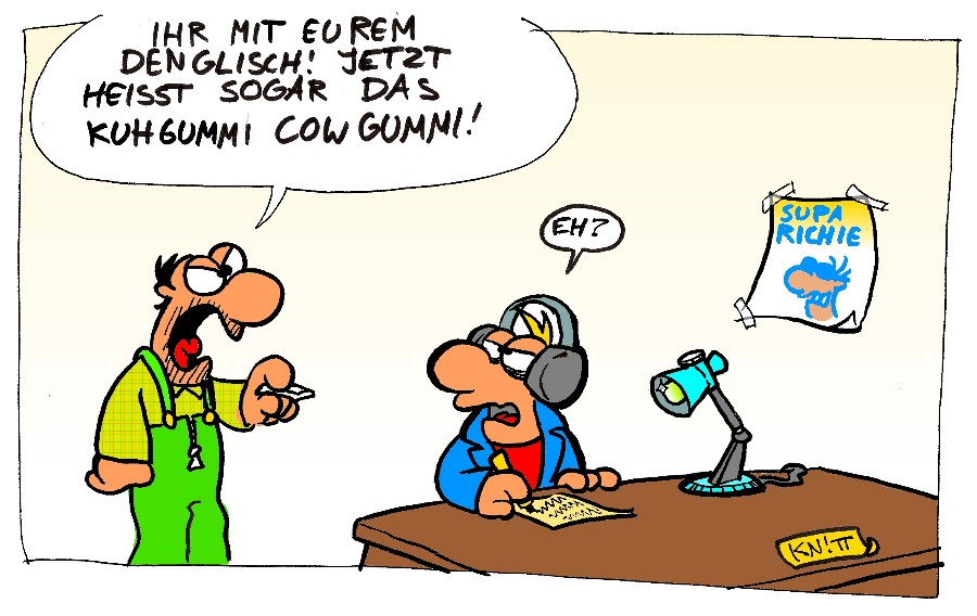 Cartoon: Cowgummie 1