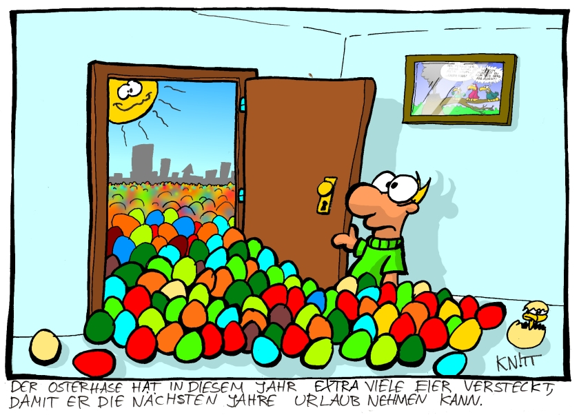 Cartoon: Überall Ostereier!!! 1