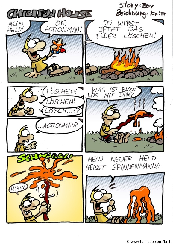 Cartoon: Chibi FunHouse - Actionman 1