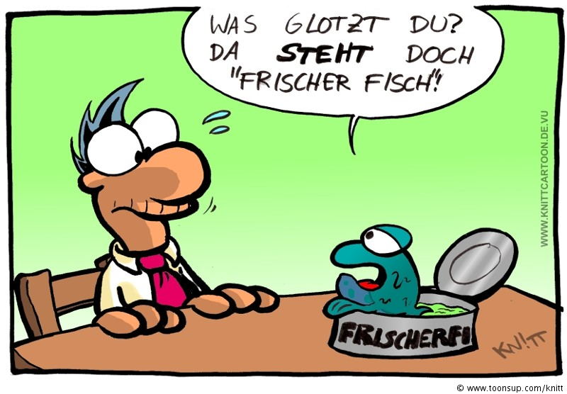 Cartoon: Frischer Fisch 1