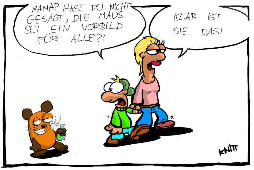 Cartoon: Die Maus 1