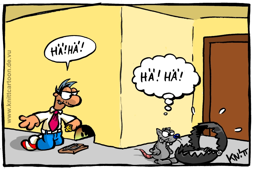 Cartoon: Jäger und Gejagte 1
