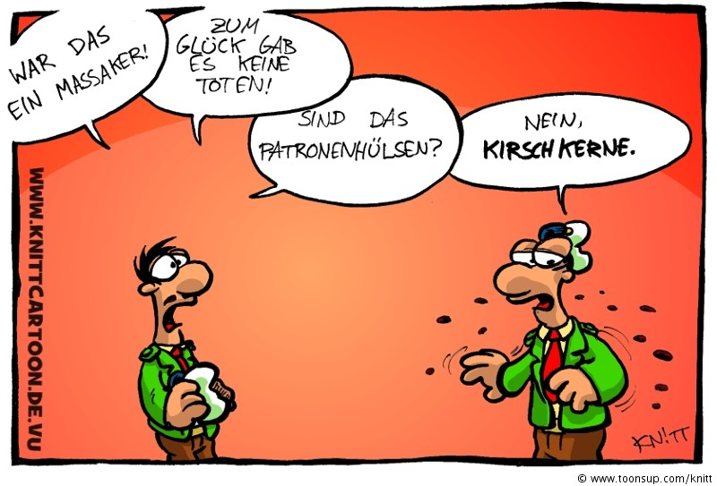 Cartoon: Massaker 1
