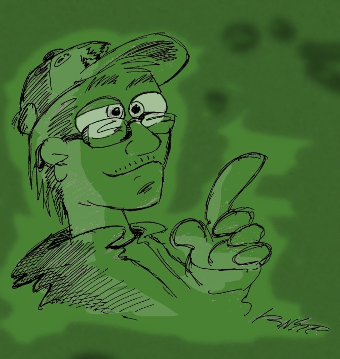 Concept Art / Character Design: Selbstportrait 1