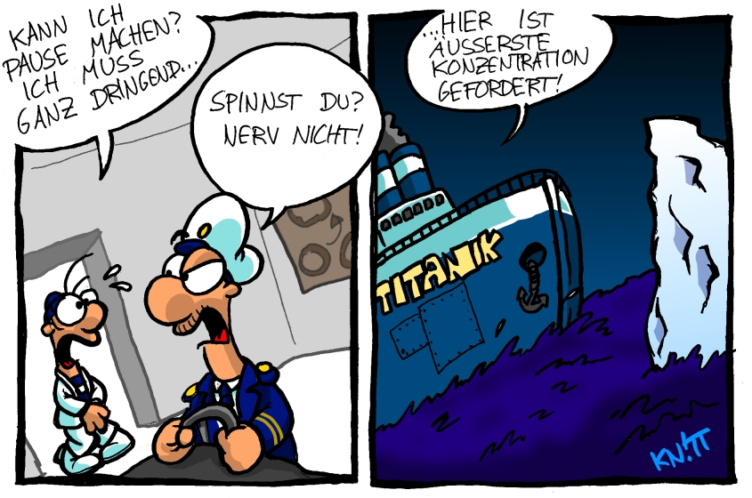 Cartoon: Konzentration!! 1