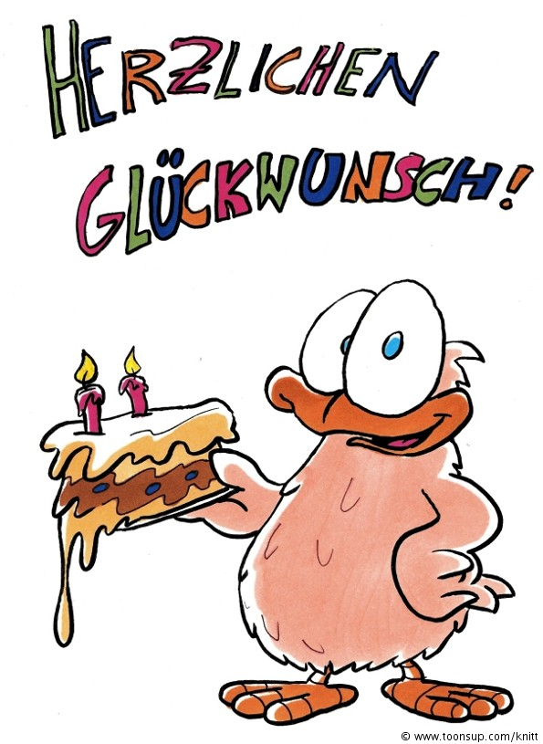 Illustration: Geburtstagskarte 1