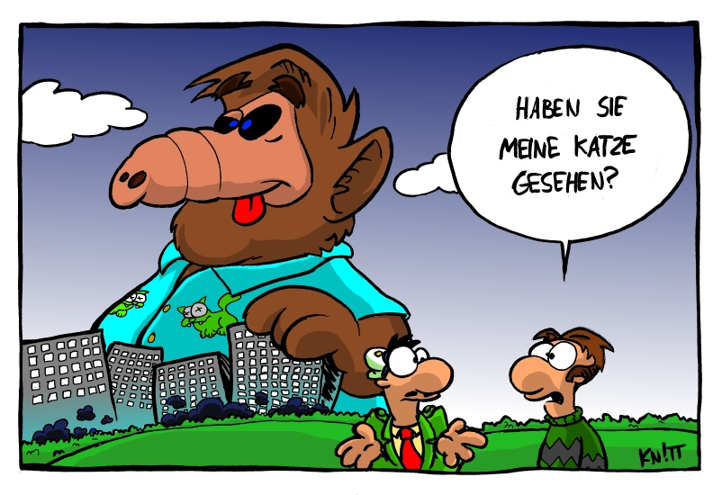 Cartoon: Wo ist meine Katze?? 1