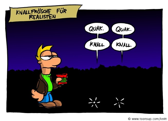 Cartoon: Knallfrosch 1