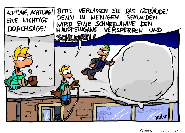 Cartoon: Schulfrei! 1