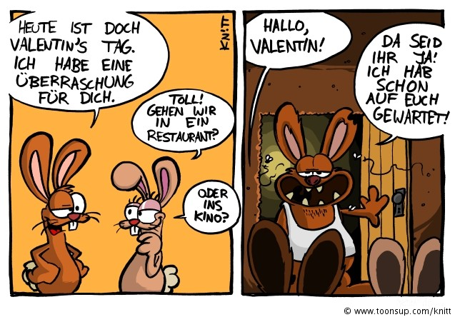 Cartoon: Valentin`s Tag 1