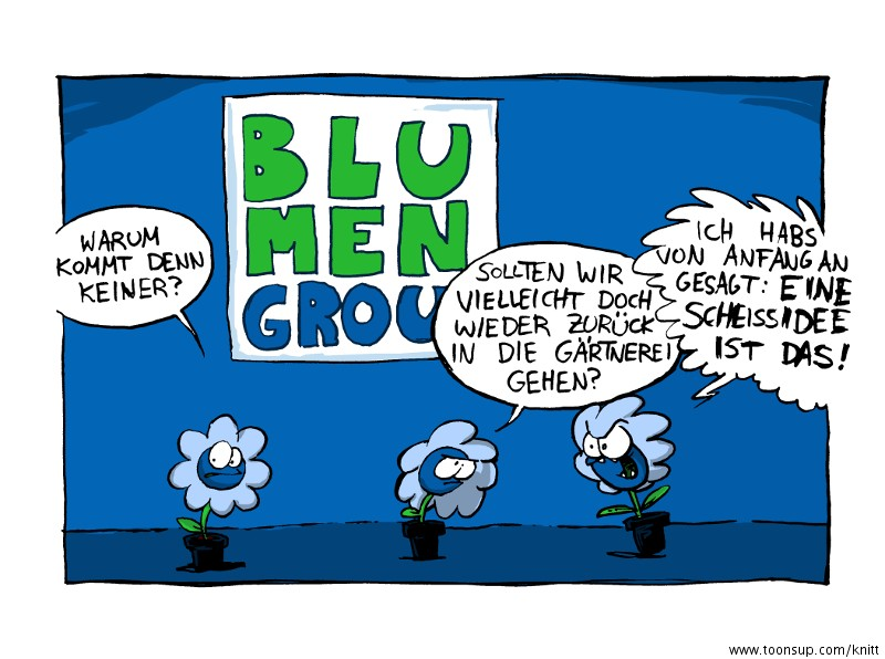 Cartoon: Scheissidee 1