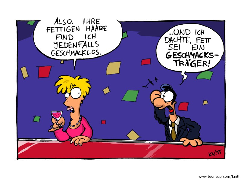 Cartoon: Geschmacksfrage 1