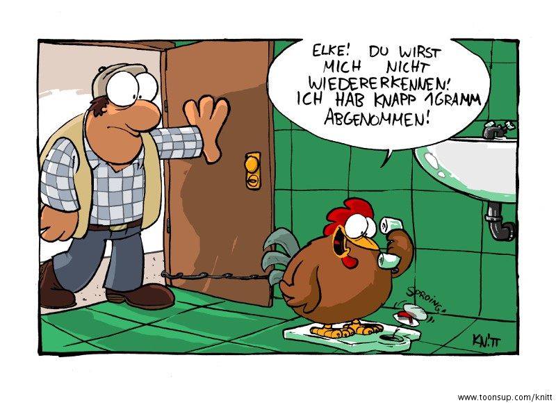 Cartoon: Bauer Piepenbrings doofer Feierabend 1