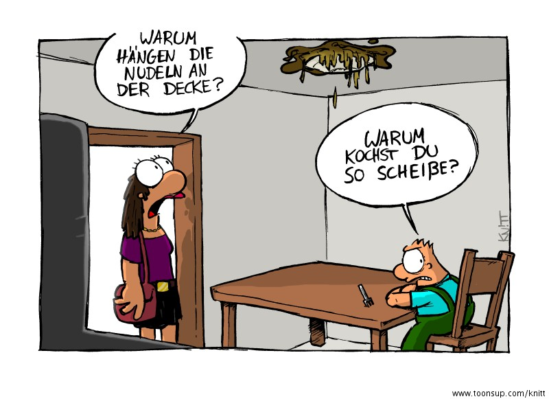 Cartoon: Warum? 1