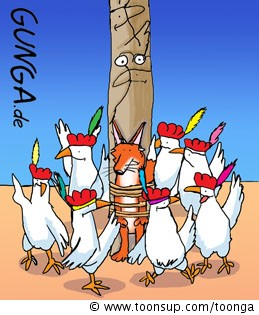 Cartoon: Marterpfahl 1
