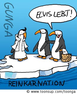 Cartoon: Elvis lebt! 1