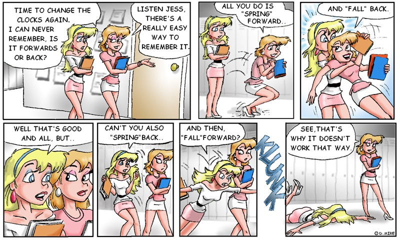 Cartoon: Daylight Savings 1