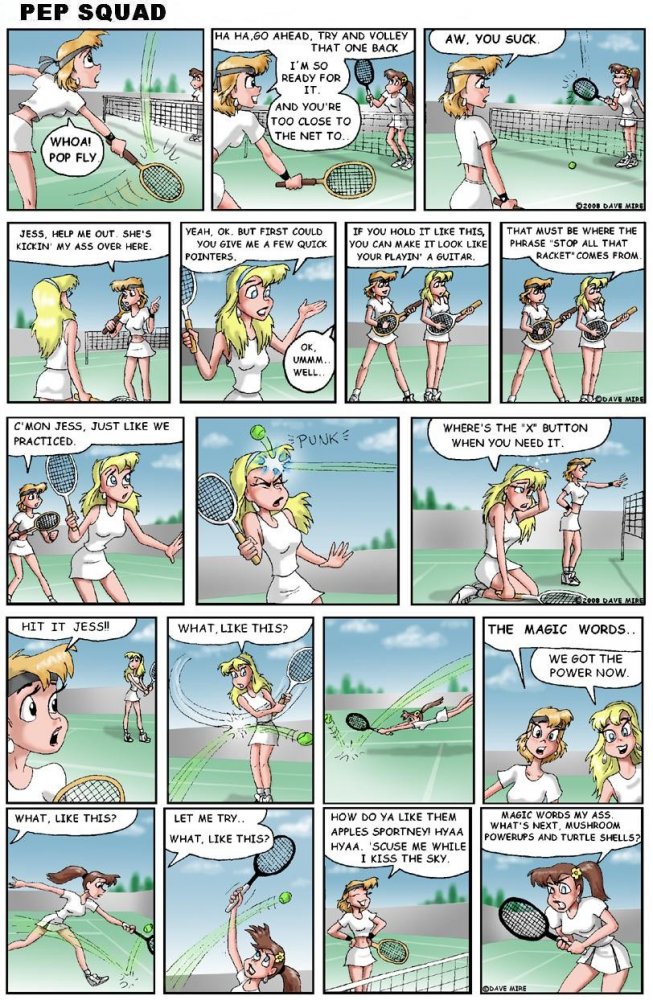 Cartoon: The Tennis Challenge 2 1