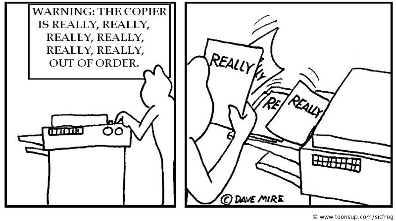 Cartoon: copier 1