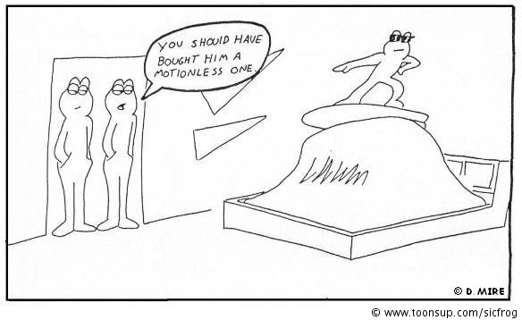 Cartoon: waterbed 1
