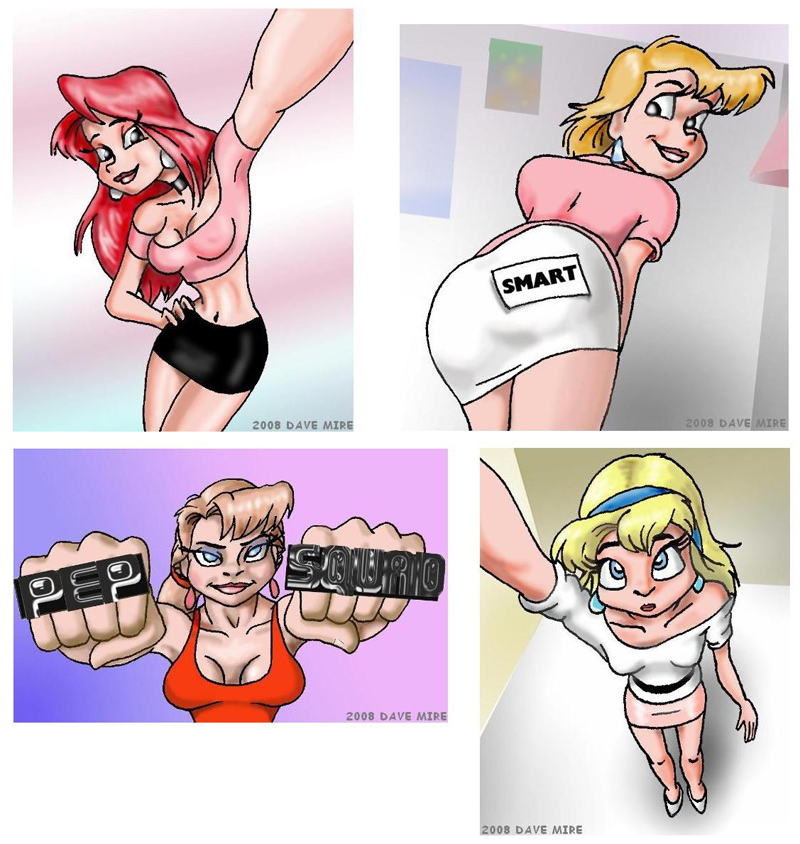 Illustration: Pep Squad - The webcam series 1