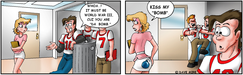 Cartoon: Johnny Rowe strikes out 1