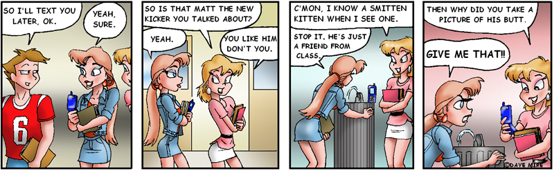 Cartoon: smitten kitten 1