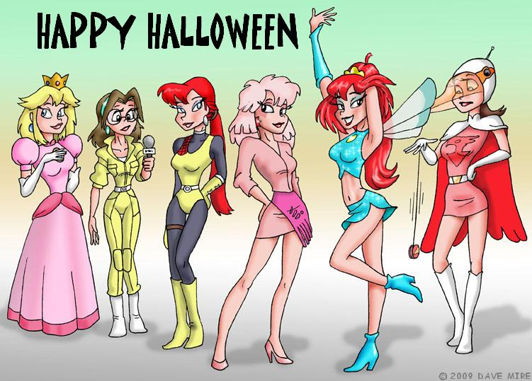 Illustration: Halloween 2009 cosplay 1