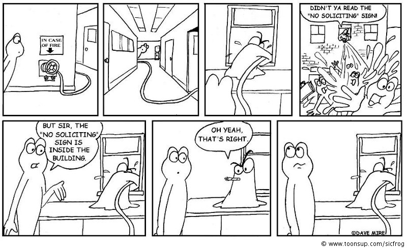 Cartoon: Artie B.Slime - solicitation 1