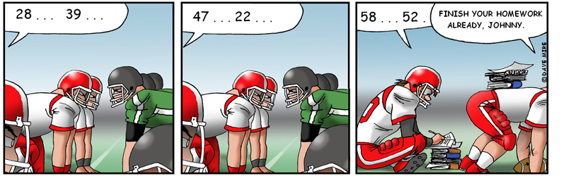 Cartoon: play calling 1
