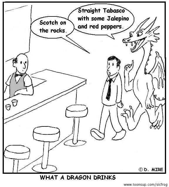 Cartoon: Dragon Drink 1