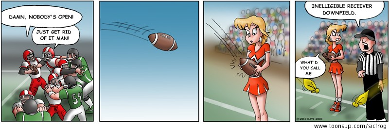 Cartoon: Pep Squad - To receive or not to receive 1