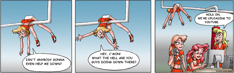 Cartoon: Pep Squad - Tossed Off 2 1