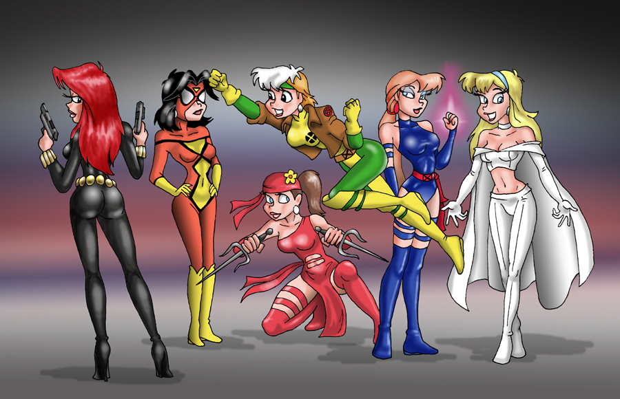 Illustration: Pep Squad Halloween cosplay 2013 1