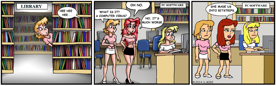 Comic: Pep Squad - Bit-slapped 1
