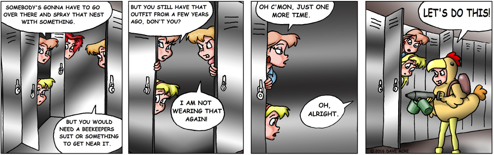Comic: Pep Squad vs the bee - pt.9, Let's Do This 1