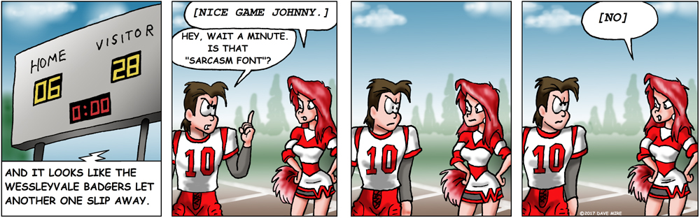 Comic: Pep Squad - Sarcasmic 1